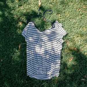 H&M Striped Tied Summer Top